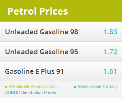 PRO Partner Group Existing Fuel price